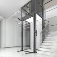 Ascenseur hydraulique compact économique pour villa, conception sans fosse, installation facile, idéal pour villas privées