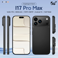 Nouvelle coque de téléphone portable I17 Pro Max débloquée mondiallement, compatible 5G, pour smartphone Android 15, téléphone de jeu 5G, idéale pour le dropshipping
