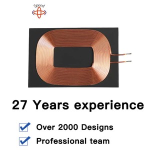 Inducteurs <span class=keywords><strong>de</strong></span> charge sans fil pour smartphone <span class=keywords><strong>de</strong></span> bureau intelligents à charge <span class=keywords><strong>rapide</strong></span> supérieure, double bobine, blindage magnétique, faible résistance, 5W-30W - Product Image 3