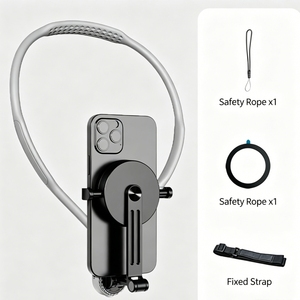 Supporto Magnetico per Telefono da Collo con Rotazione a 360° e Forte Aspirazione Magnetica per Vlogging POV, Streaming Live e Action Camera - Product Image 2