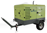 Compresseur d'air portable BESTRAND BT185 7 bars 185cfm 5m3/min à moteur diesel, prix de gros direct usine Chine