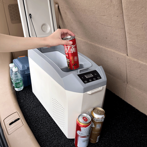 Vente en gros 17L Console Congélateur Van <span class=keywords><strong>12</strong></span> Volt Compresseur Automatique Réfrigérateur Portable Voiture Réfrigérateur <span class=keywords><strong>Camping</strong></span> Glacière Fabriqué en Plastique - Product Image 6