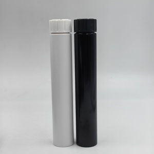 28mm Dia X125mm Plastic Pre Child Proof Screw Transparent PET <strong>Tubes</strong> Smoking Accessory Roll Paper Cigarettes <strong>Tubes</strong> - Product Image 2