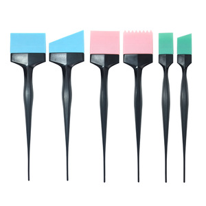 Custom Logo Reusable Silicone Removable Plastic <b>Hair</b> Color Silicone Head <b>Dye</b> <b>Brush</b> <b>Hair</b> Beauty Care <b>Hair</b> Tint <b>Brush</b> Tool - Product Image 1