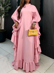 Robes Bubu amples et longues à manches chauve-souris élégantes pour femmes africaines, vente en gros, robes à jupes larges pour les fêtes - Product Image 1