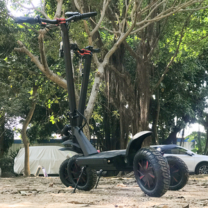 Foldable electric <span class=keywords><strong>bike</strong></span> 60v 3600w dual hub motor electric scooter adult with seat - Product Image 4