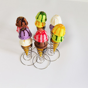 304 Stainless Steel Ice Cream Cone Stand 11.6cm Height Anti Rust Display Rack For Decoration - Product Image 3