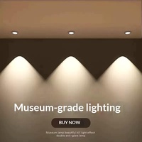 Projecteur LED encastré en aluminium à spectre complet, anti-éblouissement, pour hôtels et villas, éclairage mural intelligent sans lumière principale