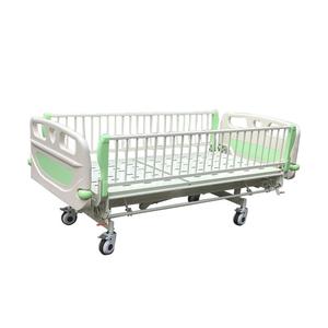 Cama de Hospital Pediátrica Kang Zhi Xing KX-912 Manual con Manivela Simple y Barandilla para Niños 1980*980*480-720mm - Product Image 3