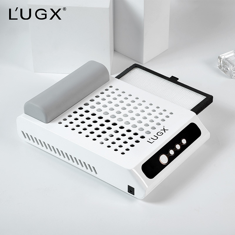 LUGX Custom 70W เครื่องดูดฝุ่นเล็บไร้สายแบบชาร์จไฟแบบพกพาไร้สายแบบชาร์จไฟได้เครื่องเก็บฝุ่นเล็บมืออาชีพ