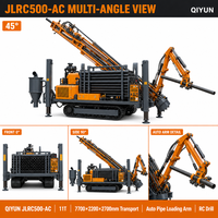 Machine de forage à circulation inversée QIYUN JLRC500-AC, équipement de forage de puits d'eau RC pour l'exploration minière