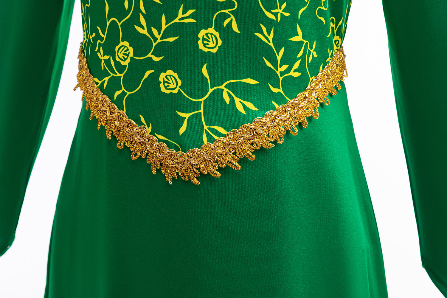 emerald green strapless prom dress Olive Green Sequin Strapless High Split Long Prom Dress