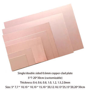 Placa de circuito <span class=keywords><strong>PCB</strong></span> de fibra de vidrio de doble cara revestida de cobre de 1,5mm 5x7cm 20x30cm - Product Image 2