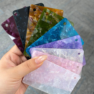 Lámina Acrílica Iridiscente con Efecto Perla, Placa Decorativa de PMMA con Acabado de Hielo Triturado para Corte Láser, Joyería, Accesorios para el Cabello y Manualidades - Product Image 3