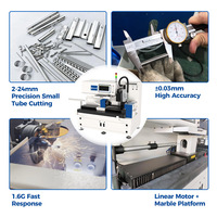 Machine de découpe laser à fibre CNC SteviS pour tubes métalliques, automatique 4 axes, pour tubes capillaires en acier inoxydable 304, refroidissement par eau, DWG/LAS