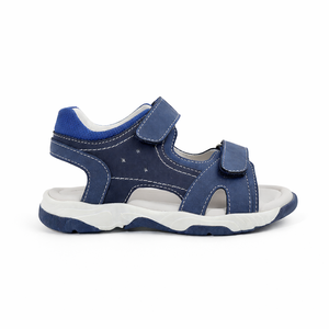 키즈 남아 여름 샌들 더블 후크 루프 오픈토 아동 스포츠 샌들 미끄럼 방지 캐주얼 슈즈 - Product Image 1