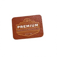 Étiquette en cuir écologique personnalisée pour jeans, étiquette en cuir véritable gaufrée, sérigraphie pour marques de vêtements, vente en gros OEM ODM