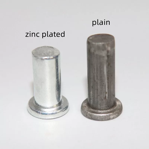 Bonne étanchéité Matériau de qualité Remaches personnalisés Rivets en fer solide à tête plate galvanisés pour pièces automobiles de <span class=keywords><strong>moto</strong></span> 6mm - Product Image 4