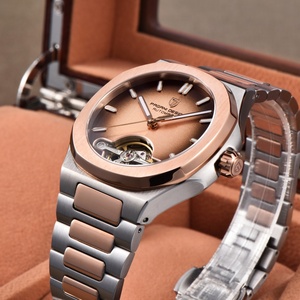 Montre-bracelet automatique mécanique de luxe pour homme PAGANI DESIGN, or rose, verre saphir AR, acier inoxydable luminescent, fonction tourbillon - Product Image 4
