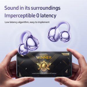 <span class=keywords><strong>Casque</strong></span> sans fil de style nouveau pour le gaming et le sport, avec clip d'oreille, subwoofer OEM, suppression du bruit LED, écouteurs intra-auriculaires, vente en gros - Product Image 5