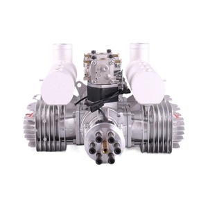 Motor de Avión RC DLE222, 222cc, 4 Cilindros, 2 Tiempos, a Gasolina, Escape Lateral, Refrigeración por Aire Natural, Arranque Manual, Metálico, Sin Ensamblar - Product Image 3