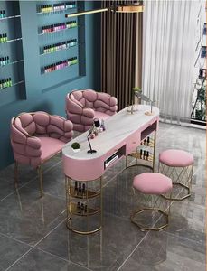 Table à ongles en marbre pour influenceurs à prix spécial, économique, pour une ou deux personnes, table à ongles pour influenceurs - Product Image 5