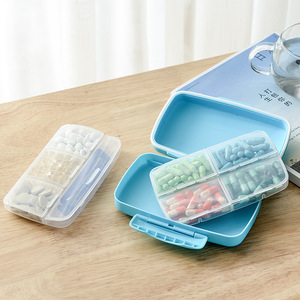 Organisateur de pilules hermétique grand distributeur de pilules porte-supplément de voyage à domicile <span class=keywords><strong>trieur</strong></span> de vitamines Portable conteneur à 8 <span class=keywords><strong>compartiments</strong></span> - Product Image 5