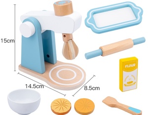 <span class=keywords><strong>Simulation</strong></span> en bois pour enfants, maison de jeu pour enfants, jouet d'éducation précoce, machine à café, presse-agrumes, four à micro-ondes, jeu de <span class=keywords><strong>cuisine</strong></span>, 23 pièces - Product Image 4