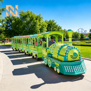 <span class=keywords><strong>Tren</strong></span> Turístico sin Rieles para 24 Pasajeros, para Parques de Atracciones, en Venta, Fabricante Chino - Product Image 2