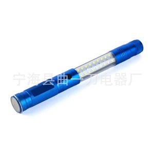 Luz magnética LED telescópica expandible, linterna, herramienta de reparación automotriz, aleación de aluminio, funciona con batería - Product Image 5