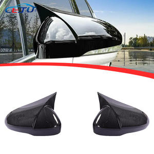 Noir brillant ABS Carbone Look M Style Voiture Côté Porte Rétroviseur Couvre Capuchons pour <span class=keywords><strong>Ford</strong></span> Fusion <span class=keywords><strong>Mondeo</strong></span> Turnier <span class=keywords><strong>ST</strong></span> <span class=keywords><strong>Line</strong></span> 2014-2021 - Product Image 1