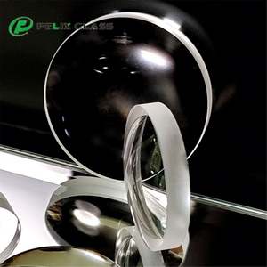 Lentille sphérique en verre de silice fondue Corning 7980 avec revêtement UV IR FELIX, transmission de 99,5 %, pour capteur laser, lentille ménisque - Product Image 1