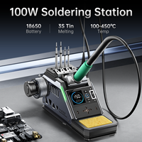 Station de soudage miniature FNIRSI DWS-P2 100W USB Type-C PD avec détection automatique, compatible avec les poignées F210 et F245, 100-450 ℃   Outil de réparation de circuits imprimés SMD de précision