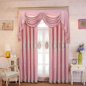 Rideau en chenille brodé sur mesure <span class=keywords><strong>Zucchi</strong></span> de luxe 2021 pour salon, occultation totale de la lumière, 100% polyester, toutes saisons - Product Image 3