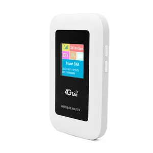 Yeacomm G4 LTE 4g袖珍sim卡路由器便携式家庭办公室WiFi cat4路由器移动无线CAT4 MIMO 3G 4g调制解调器路由器