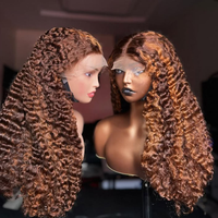 Perruque Cheveux Humains Ondulés Profonds Densité 250% 13x6 HD Lace Frontal Brésilienne 40 Pouces Loose Deep Wave 13x4 Lace Front pour Femmes