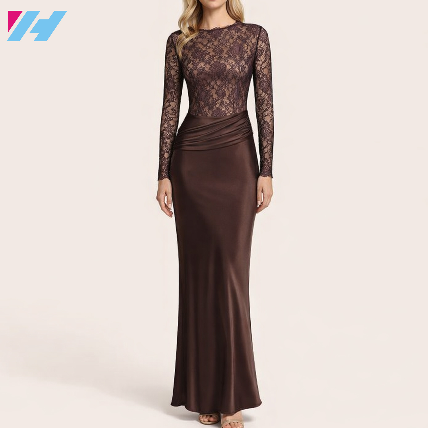 Shop Online Long Sleeve Satin Dress 8k+ | Alibaba.com
