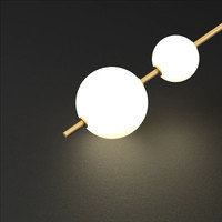 Nouvelle lampe murale LED minimaliste et moderne en fer pour chambre à coucher, lampe murale de luxe pour salon, couloir, escalier, salle d'exposition