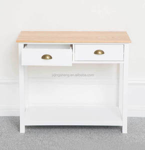 Đồ Nội Thất Hành Lang Phong Cách Đồng Quê Pháp Bàn Tạo Điểm Nhấn Bảng Điều Khiển Bằng Gỗ Màu Trắng Bàn Bên - Product Image 6