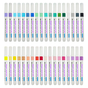 Lunettes Chien Fenêtre Déco Encre Permanente Pointe Plate & Oblique 36 Couleurs <span class=keywords><strong>Marqueur</strong></span> Stylo <span class=keywords><strong>pour</strong></span> Or Tasse à Vin <span class=keywords><strong>Tableau</strong></span> <span class=keywords><strong>en</strong></span> <span class=keywords><strong>Verre</strong></span> - Product Image 4