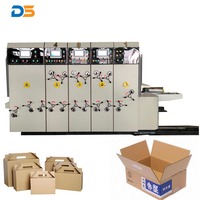 Ligne de production de boîtes en carton ondulé, machine automatique de fabrication de boîtes en papier, machine de fabrication de cartons pour usine d'emballage