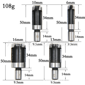 ดอกสว่านเจาะเหล็กคาร์บอน ขนาด 6 10 13 16 มม. ดอกสว่านฟอร์สเนอร์ สำหรับงานไม้ ชุดดอกเจาะรู ตัดเดือย - Product Image 1