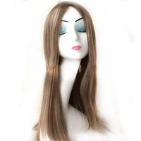Perruque casher sur mesure Qingdao Modern Hair, en cheveux Remy européens, avec dessus en soie, pour femmes juives, noir naturel, ondulé/lisse