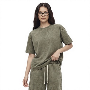เสื้อยืดแขนสั้นผ้าฝ้ายเนื้อหนัก 305 กรัม รุ่น Air <span class=keywords><strong>Mamba</strong></span> ลายปะติดเกล็ดหิมะแบบสตีฟรายด์ ดีไซน์วินเทจแบบทำเก่า - Product Image 1
