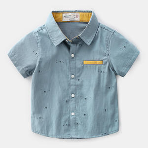 T-shirt pour garçon à manches courtes en coton biologique uni imprimé sur toute la surface, été, Chine, Ali Express, meilleur prix - Product Image 2