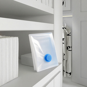 Sac de compression sous vide pour vêtements en coton, résistant à l'humidité et aux moisissures, pour déménagement et emballage de réception - Product Image 1