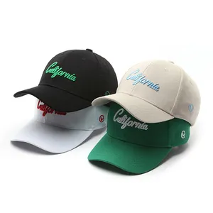 Oem multiple color fashion custom embroidered sports dad baseball cap hat with logo