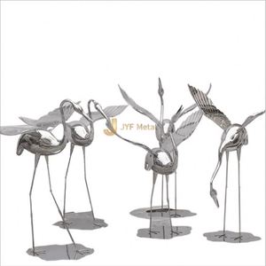 Escultura Decorativa de Acero Inoxidable 304 Personalizada con Forma de Animal, Modelo ANW904, Acabado Espejo - Product Image 3