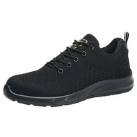 Zapatos de Seguridad para Hombre, Ligeros y Transpirables, Antiolor, Botas de Trabajo de Verano con Puntera de Acero para Protección, Antideslizantes