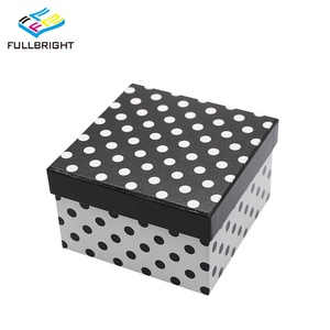 Personalizado de impresión Floral Rosa flor Zapatos Ropa regalo tapa y la Base de la caja de papel con impresión de logotipo - Product Image 5
